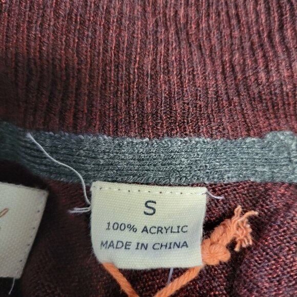 WEATHERPROOF Henley Acrylic Sweater Men's. Size Small. New With Tags $… - Picture 5 of 6